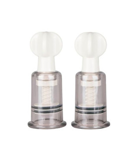 Вакуумні помпи для сосків Easytoys сірі, 2 шт, 10 х 2.8 см - No Taboo