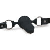 Кляп с фаллоимитатором Easytoys черный, 9.5 х 3.7 см, фото №3 — секс шоп Украина, NO TABOO