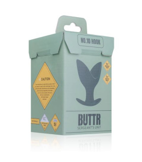 Анальна пробка-розширювач BUTTR Hook Anchor силіконова, чорна, 11 х 9.8 см - No Taboo