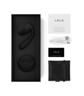 Вибратор для пар с дистанционным управлением Lelo черный, 9 х 2.5 см - No Taboo