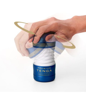 Мастурбатор хай-тек с гибким корпусом Tenga, синий, 15 х 6 см - No Taboo