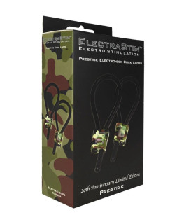 Эрекционные лассо для электростимуляции Electrastim, хаки, 6 см - No Taboo