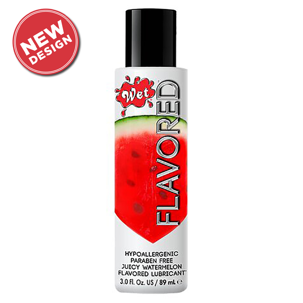 Лубрикант WET Flavored Juicy Watermelon, 89 мл, с ароматом арбуза, фото №0 — секс шоп Украина, NO TABOO