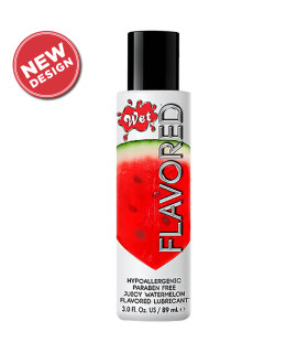 Лубрикант WET Flavored Juicy Watermelon, 89 мл, с ароматом арбуза - No Taboo