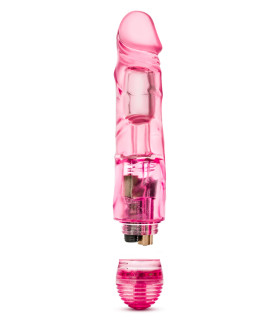 Вибратор реалистичный Blush розовый, 3.8 х 17 см - No Taboo