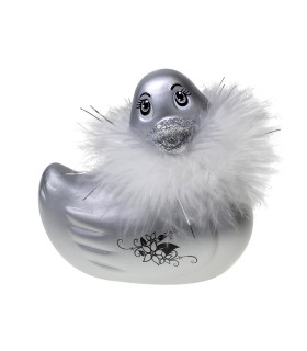 Вибратор уточка I Rub My Duckie, серебро - No Taboo