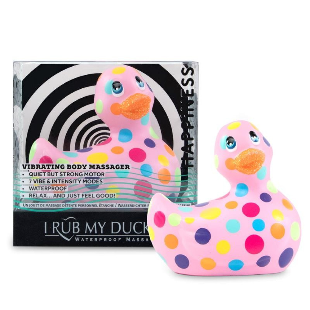 Уточка вибратор I Rub My Duckie в разноцветный горошек фото №2 — секс игрушки: Украина, NO TABOO
