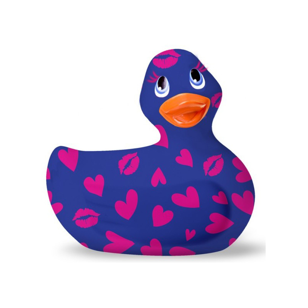 Уточка вибратор I Rub My Duckie фиолетовая с розовым узором фото №0 — секс игрушки: Украина, NO TABOO