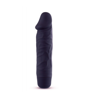 Вибратор реалистичный Blush черный, 16 х 4 см - No Taboo