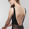 Украшение для спины Bijoux Indiscrets Magnifique Back and Cleavage Chain, серебристое, фото №1 — секс шоп Украина, NO TABOO