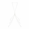 Украшение для тела Bijoux Indiscrets Magnifique 8 Body Chain, серебристое, фото №3 — секс шоп Украина, NO TABOO