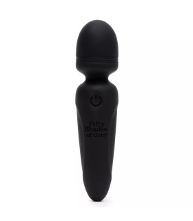 Вибратор для клитора Fifty Shades Of Grey Sensation мини-микрофон, черный, 10.1 х 2.4 см - No Taboo