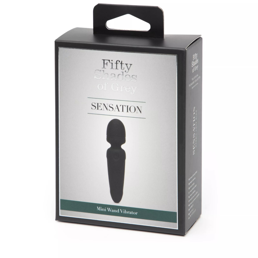 Вибратор для клитора Fifty Shades Of Grey Sensation мини-микрофон, черный, 10.1 х 2.4 см фото №2 — секс игрушки: Украина, NO TABOO
