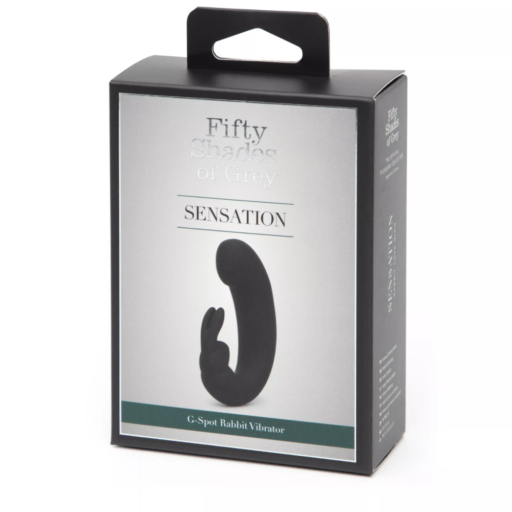 Вибратор-кролик Fifty Shades of Grey для точки G, черный, 11 х 3 см фото №2 — секс игрушки: Украина, NO TABOO