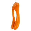 Вибратор на палец Satisfyer Candy Cane, оранжевый, 12 х 3,5 см фото №1 — секс игрушки: Украина, NO TABOO