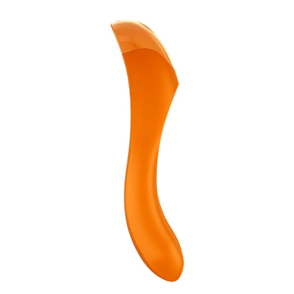 Вибратор на палец Satisfyer Candy Cane, оранжевый, 12 х 3,5 см фото №4 — секс игрушки: Украина, NO TABOO