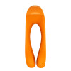Вибратор на палец Satisfyer Candy Cane, оранжевый, 12 х 3,5 см фото №5 — секс игрушки: Украина, NO TABOO