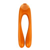 Вибратор на палец Satisfyer Candy Cane, оранжевый, 12 х 3,5 см фото №3 — секс игрушки: Украина, NO TABOO