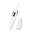 Вибратор для точечной стимуляции Satisfyer Twirling Joy с колпачком, белый, 16.5 х 0.8 см фото №1 — секс игрушки: Украина, NO TABOO