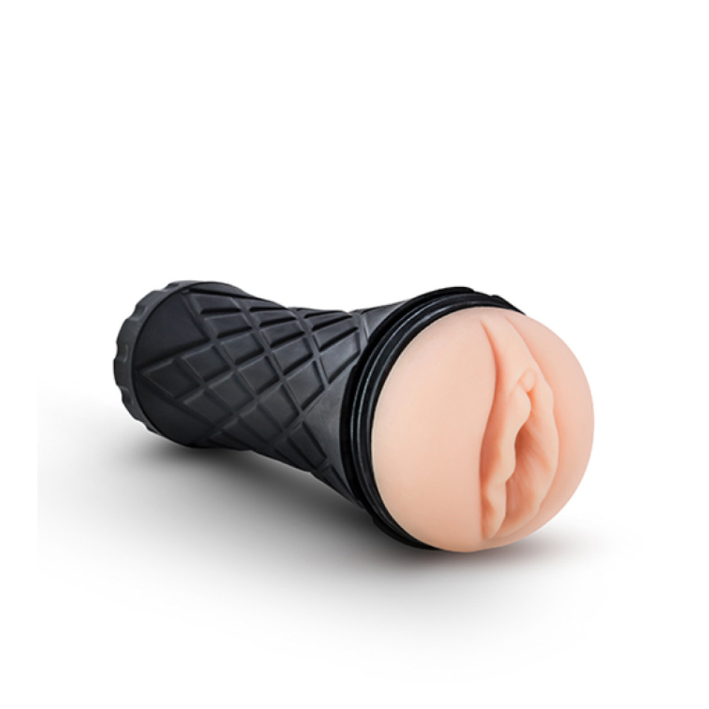 Мастурбатор-влагалище Blush M for Men в колбе, бежевый, 24.1 х 8.9 см фото №0 — секс игрушки: Украина, NO TABOO