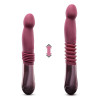 Вибратор с фрикциями Blush бордовый, 25.4 х 4.4 см фото №2 — секс игрушки: Украина, NO TABOO