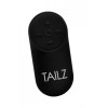 Анальная пробка с серым хвостиком и вибрацией Tailz с дистанционным пультом, черная, 9.6 х 4 см фото №6 — секс игрушки: Украина, NO TABOO