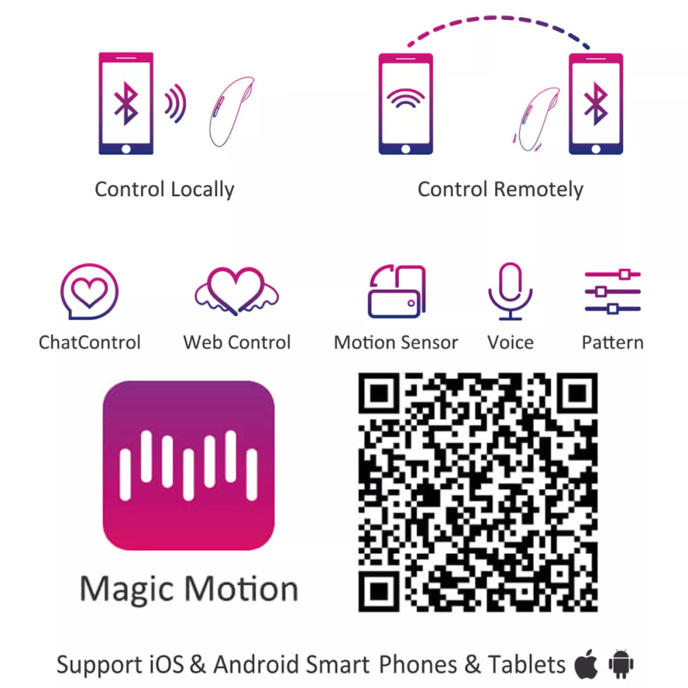 Виброяйцо с подключением к приложению Magic Motion красное, 19 х 3.4 см фото №8 — секс игрушки: Украина, NO TABOO