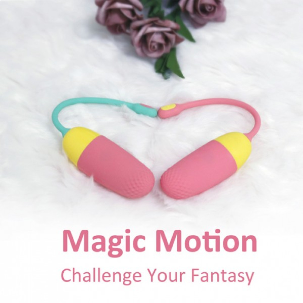 Виброяйцо с насадкой Magic Motion разноцветное, 23.7 х 3.7 см фото №14 — секс игрушки: Украина, NO TABOO