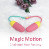 Виброяйцо с насадкой Magic Motion разноцветное, 23.7 х 3.7 см фото №14 — секс игрушки: Украина, NO TABOO