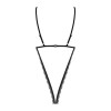Сексуальное боди Obsessive Millagro, L/XL, с интимным вырезом и открытыми сосками, полупрозрачное, черное, фото №5 — секс шоп Украина, NO TABOO