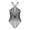Сексуальное боди Obsessive B118, O/S, с интимным вырезом, в крупную сетку, черное, фото №5 — секс шоп Украина, NO TABOO
