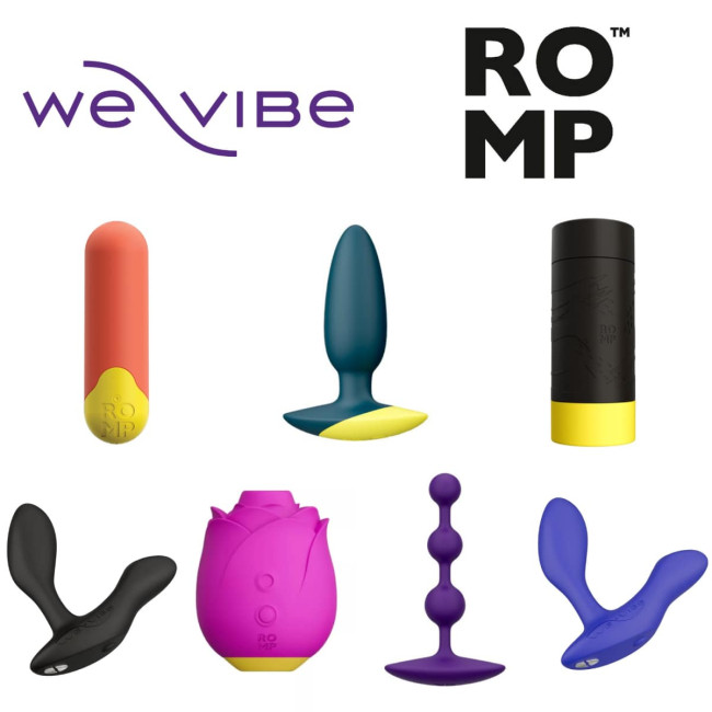 Новинки від We-vibe та ROMP на сайті та в мережі магазинів No Taboo!