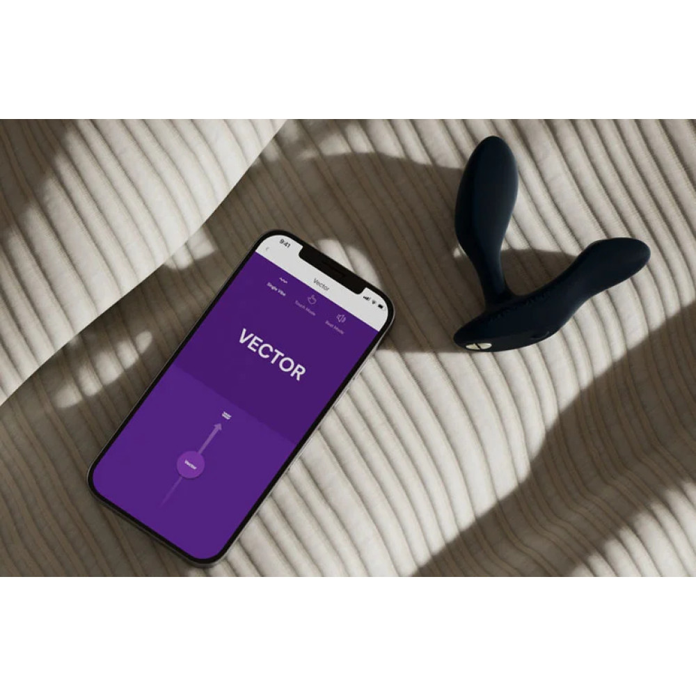 Массажер простаты смарт Vector+ Royal Blue от We-Vibe (Вивайб) синий, 10.6 х 3 см фото №12 — секс игрушки: Украина, NO TABOO