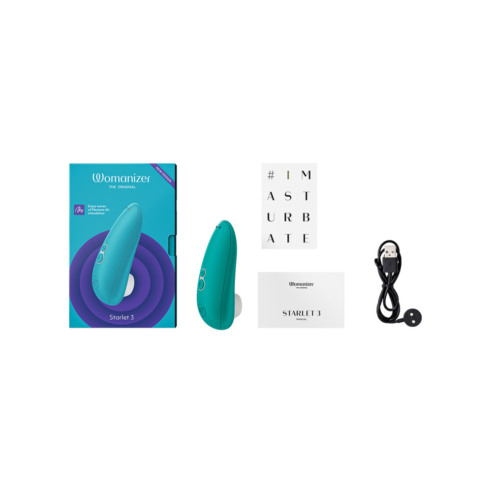 Бесконтактный стимулятор клитора Starlet 3 Turquoise Womanizer фото №8 — секс игрушки: Украина, NO TABOO
