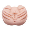 Мастурбатор реалистичный Crazy Bull Vagina and Anal с вибрацией, бежевый, 21 х 22.5 см фото №2 — секс игрушки: Украина, NO TABOO