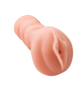 Мастурбатор-вагина CRAZY BULL Leila реалистичный, бежевый, 13.5 х 8 см - No Taboo