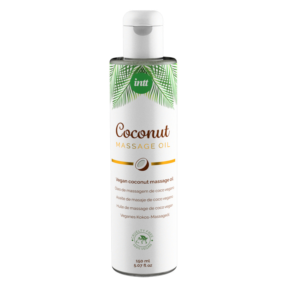  Масло для массажа Intt Coconut (Vegan), 150 мл, с ароматом кокоса, фото №0 — секс шоп Украина, NO TABOO