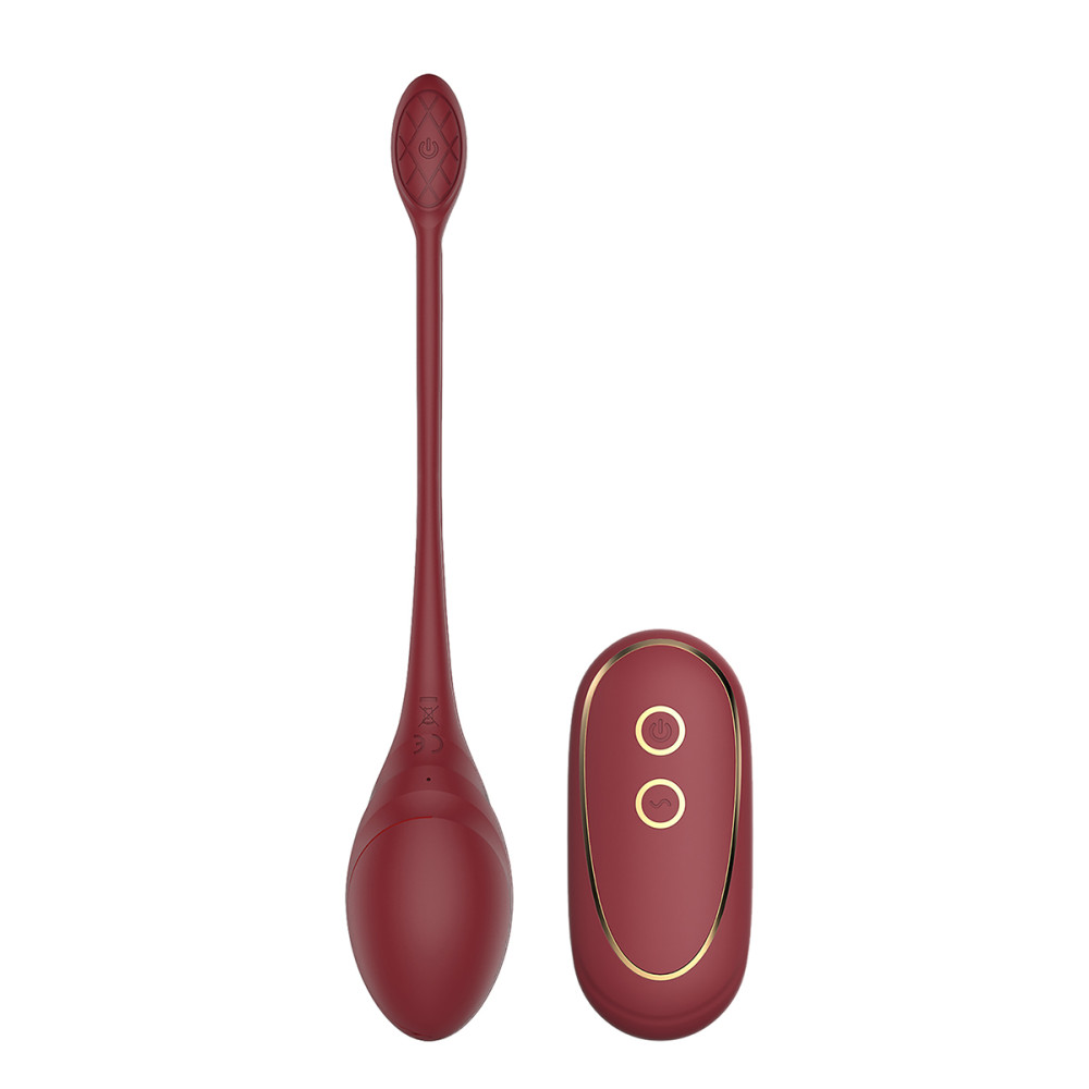 Виброяйцо Dream Toys Romance с пультом, бордовое, 23 х 3.8 см фото №4 — секс игрушки: Украина, NO TABOO