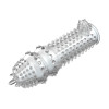 Насадка на пенис Baile Penis Sleeve рельефная, прозрачная, 12.8 х 3.5 см фото №4 — секс игрушки: Украина, NO TABOO