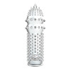 Насадка на пенис Baile Penis Sleeve рельефная, прозрачная, 12.8 х 3.5 см фото №3 — секс игрушки: Украина, NO TABOO