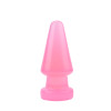 Анальная пробка-конус гигантская, Chisa HI-Rubber розовая, 17 х 7 см фото №2 — секс игрушки: Украина, NO TABOO