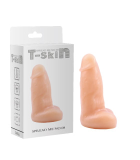 Фалоімітатор реалістичний Chisa з мошонкою, бежевий, 12 х 3.5 см - No Taboo