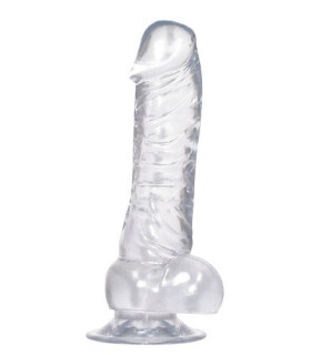 Фалоімітатор реалістичний You2Toys прозорий, 18 х 4.5 см - No Taboo