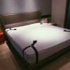 Фиксаторы на кровать Bed Adjustable Restreint Strap UPKO для Х-образного бондажа, черные, фото №2 — секс шоп Украина, NO TABOO