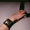 Фиксаторы на кровать Bed Adjustable Restreint Strap UPKO для Х-образного бондажа, черные, фото №3 — секс шоп Украина, NO TABOO