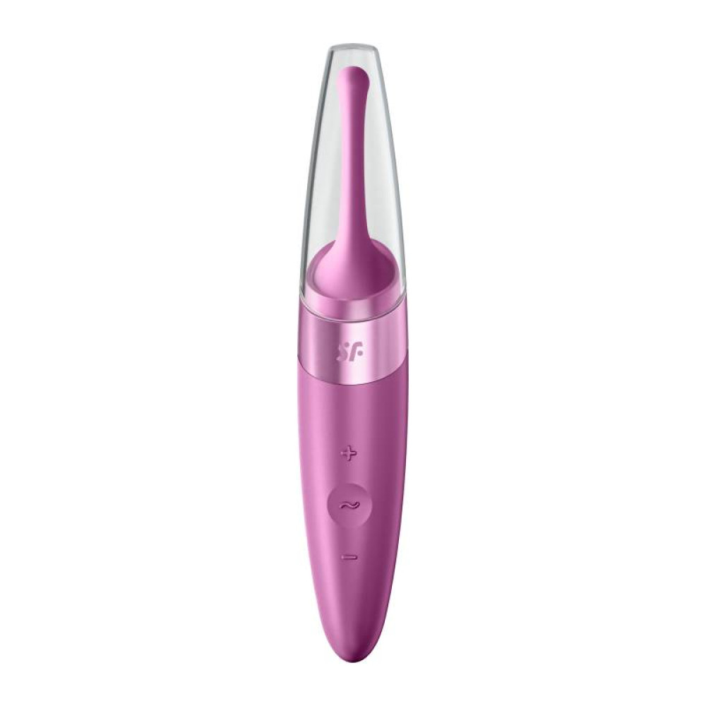 Вибратор для клитора Satisfyer Twirling Delight точечная стимуляция, фиолетовый, 16.8 х 3 см фото №3 — секс игрушки: Украина, NO TABOO