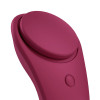Вибратор в трусики Satisfyer Sexy Secret с приложением, бордовый, 8.6 х 3.9 см фото №4 — секс игрушки: Украина, NO TABOO