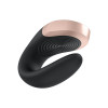 Вибратор для пар Satisfyer Double Love с приложением и пультом, черный, 8.6 х 4.2 см фото №3 — секс игрушки: Украина, NO TABOO