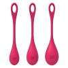 Набор вагинальных шариков Satisfyer Yoni Power 1, красные, 3 шт фото №1 — секс игрушки: Украина, NO TABOO