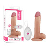 Вибратор реалистичный LoveToy на присоске, бежевый, 22 х 4.5 см фото №2 — секс игрушки: Украина, NO TABOO